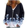 Womens Zip Up Sweaters Sweatshirts Long Sleeve Oversized Jackets Soft Casual Loose Tunic Tops