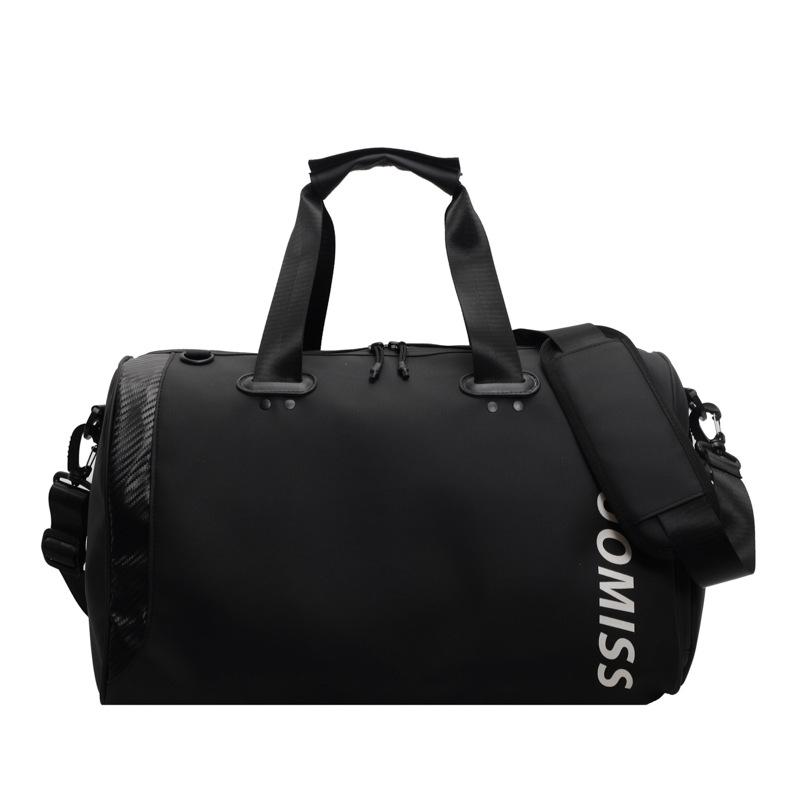 New large-capacity travel bag women's short-distance storage duffel bag men's dry and wet separation sports fashion letter fitness bag