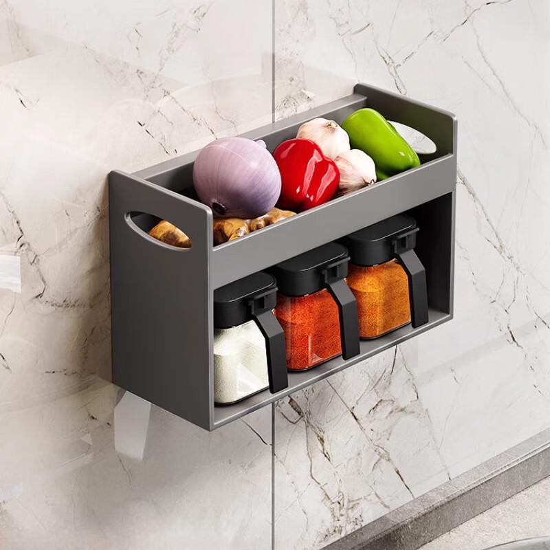 

Набор баночек для специй в стиле легкой роскоши, серый