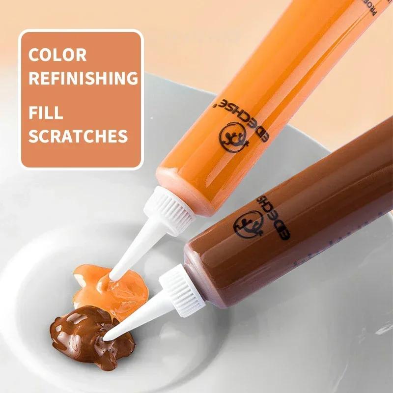 A Car Leather Repair Gel Home Sofa Car Seat Leather Complementary Color Repair Paste Scratches Crack Leather Finish Repair Cream