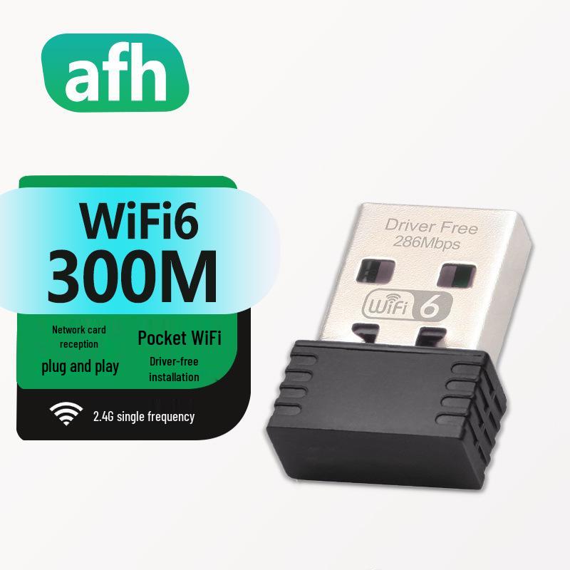 USB Wireless Network Adapter - Driver-Free, Gigabit, for Desktop & Laptop, 360° WiFi Receiver, Unlimited Mini Connectivity