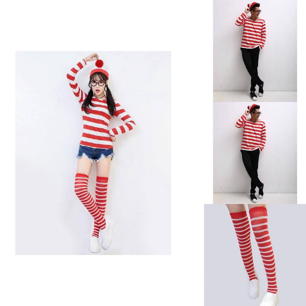 Wo ist Walter? Cosplay-Outfit für Erwachsene und Kinder aus atmungsaktivem Material für Partys