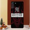 Japanese Hannya Oni Mask Case For Samsung Galaxy S24 S26 Ultra S22 S23 S25 Ultra S20 S21 Plus S10 S25 FE Cover Funda