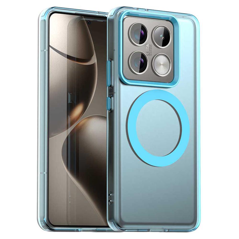

Candy Series For Xiaomi 14T Pro Magnetic Case PC+TPU+PET Anti-Drop Phone Cover E