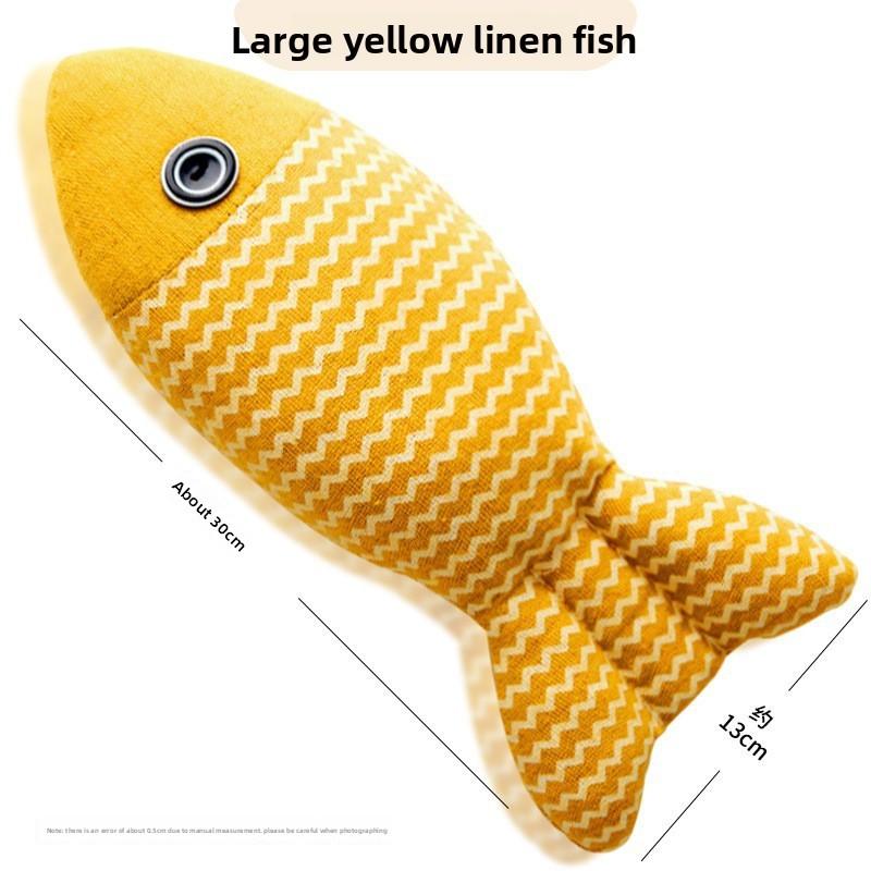 Cat Toys for Self-entertainment and Boredom, Catnip Simulation Fish, Little Cat Teeth Grinding and Cleaning, Cat Toys, Pet Cat Supplies