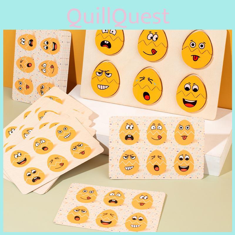 Expression Egg Puzzle Toy For Early Learning And Parentchild Interaction