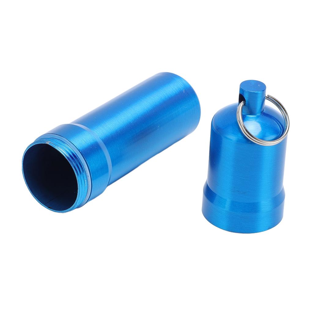 Metall-Aufbewahrungsrohr Aluminiumlegierung Wasserdichtes Rohrbehälter für Outdoor-Camping-Reisen