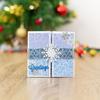 Embossed Die Template Christmas Snowflake Greeting Card Bookmark Scrapbooking DIY Cutting Die Carbon Steel Die