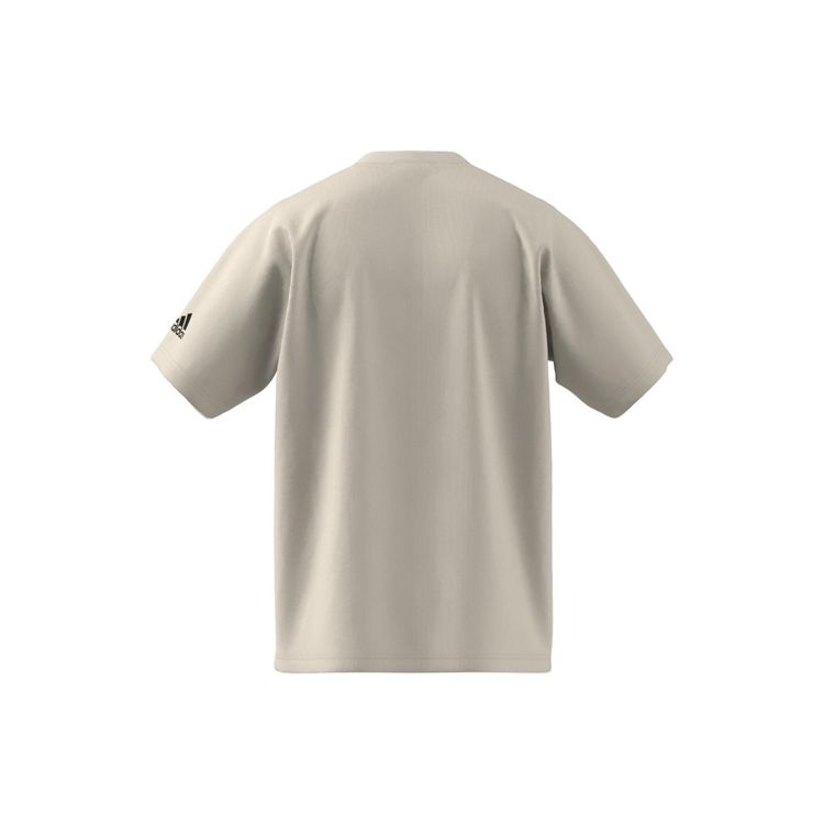 Adidas Logo Print Short Sleeve T-Shirt Unisex Tops Yellow White H14667