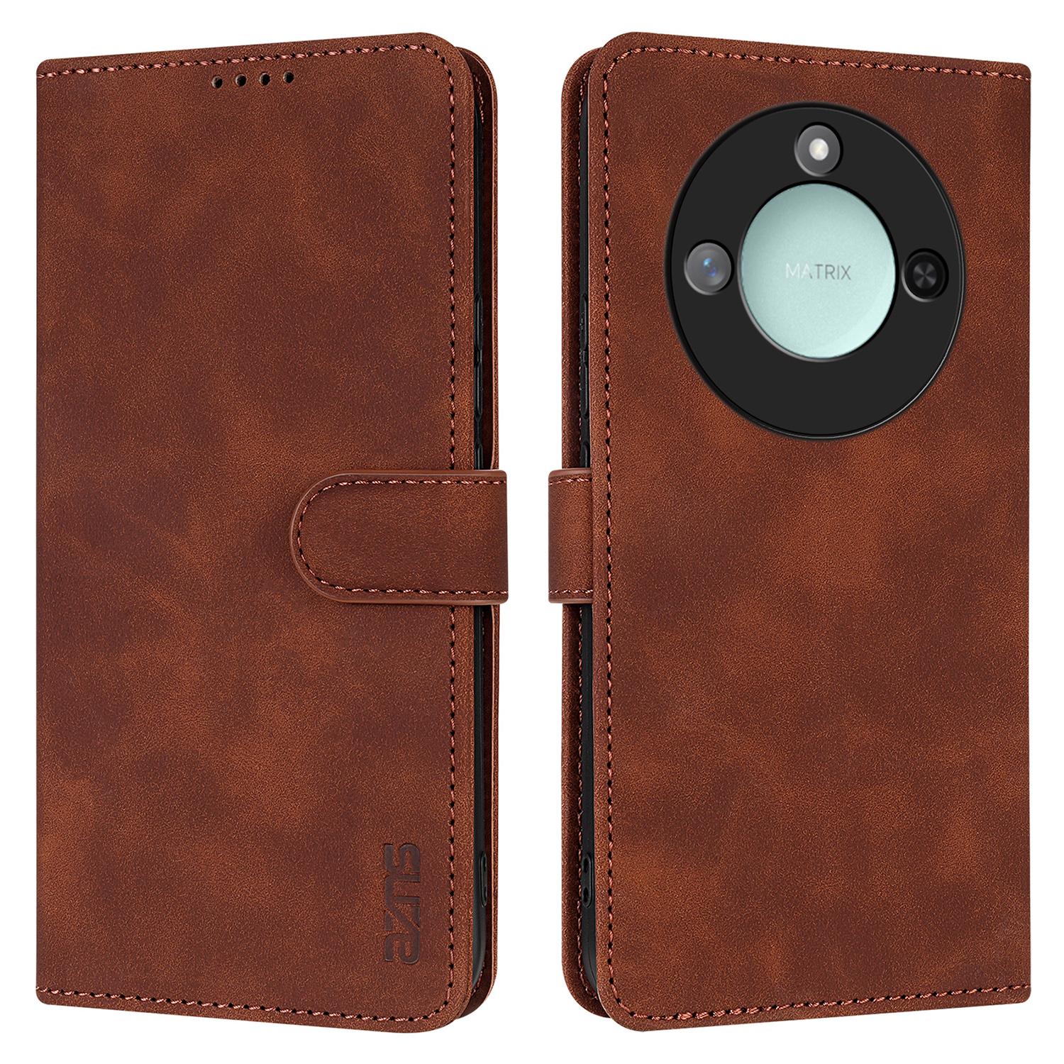 

AZNS For Honor X60 5G Case PU Leather Wallet Phone Cover A