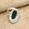 Pretty Chrome Diopside Gemstone 925 Sterling Silver Handmade Jewelry Ring For Her