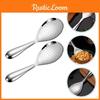 Modern Stainless Steel Serving Spoon For Kitchen And Buffet Perfect For Rice And Dishes