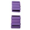 1Pair 2lb Wrist Ankle Weights Silicone Wearable Workout Weights for Exercise Running Fitness Purple