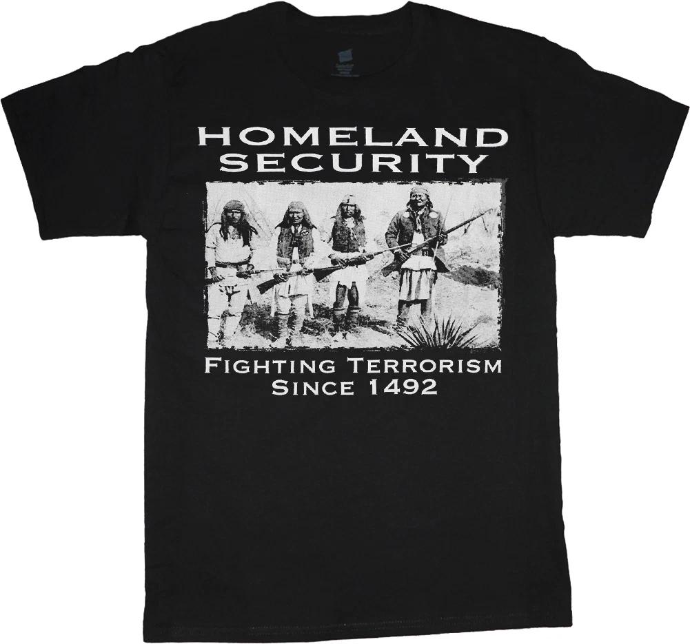 2A Homeland Security t-shirt Indian Native American border patrol immigration L