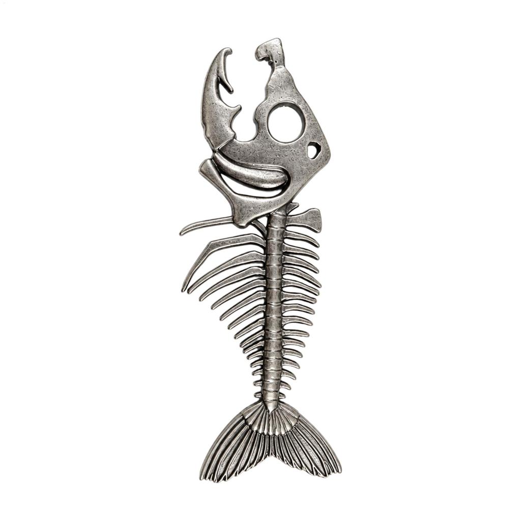 Bottle Opener Novelty Fishbone Shaped  Bar Tool Kitchen Gadget Beer Can Opener for BBQ Party Kitchen Restaurant Camping