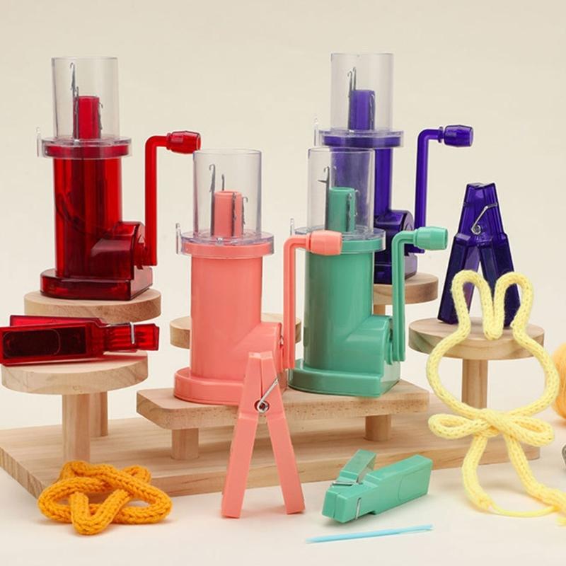 Hand Operated Cord Knitter Bracelets Knitting Tool Hand Operated Cord Weaving Machine Knitting Machine for Knitting