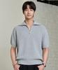 HYOJI 26 Ss Washable Cotton Half Zip-Up Crop Knit (8 Colors) (Type B)