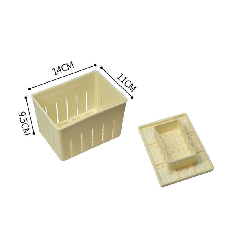 AEE2-2PCS Tofu-Press Mould Food Grade PP DIY Homemade Tofu-Maker Pressing Mold Kit Kitchen Tool Tofu-Box Tofu-Press Mold Kit
