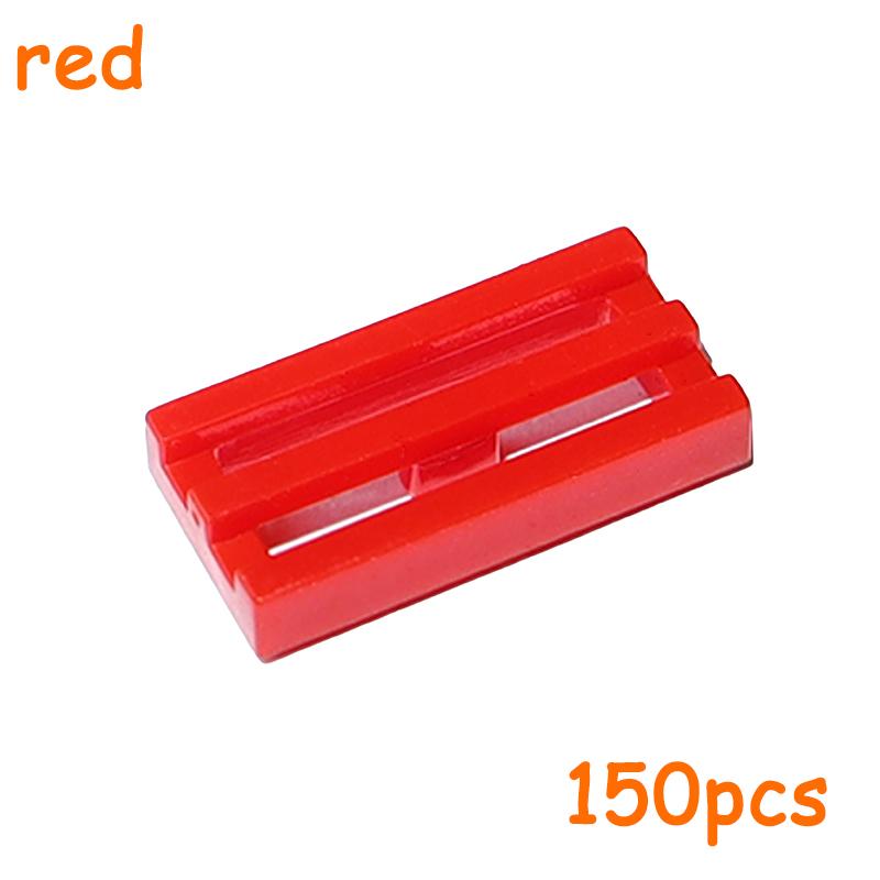

High-Quality 2412 30244 Construction Bricks 150pcs MOC Parts Brick Tile Modified Special 1 x 2 Grille Assemble Particles