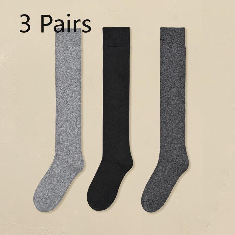 

3 пары мужских зимних толстых шерстяных носков Ring, теплых и холодостойких, с подошвой Commercial High Leg Socks 3 Pairs