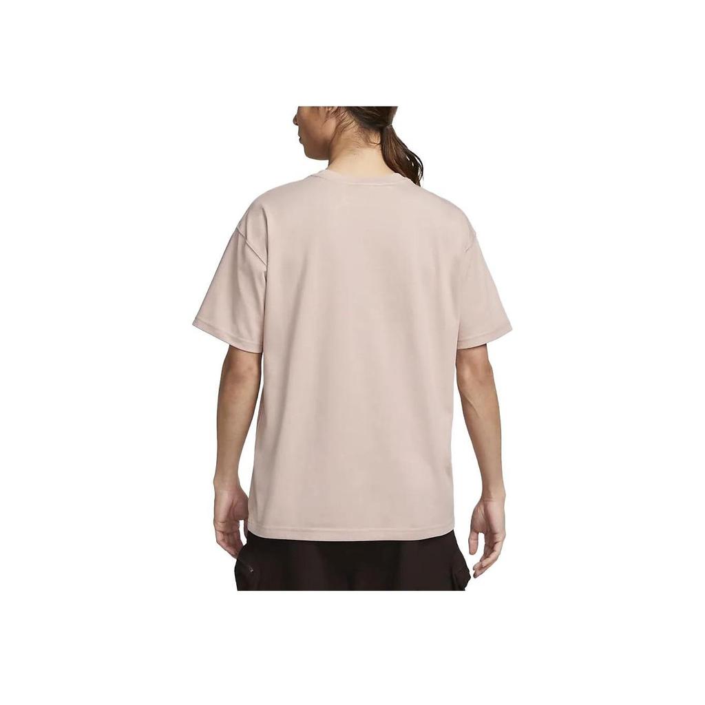 Nike T-shirt da uomo con stampa logo ACG, vestibilità larga, girocollo, maniche corte, colore rosa DJ3645-601