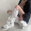 Gothic Knee Pad Socks Leg Sleeve Ankle Knee Warmers Boot Cuffs Knee Leg Socks