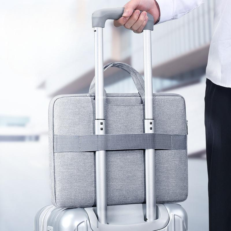 Business Office Laptop Bag Wear-resistant Breathable Shoulder Computer Bag