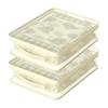 Clear Storage Bag with Carry Handle Zipper Closure PVC Mesh Fabric Dust Moisture Resistant Closet Organizer Home Organization Bag