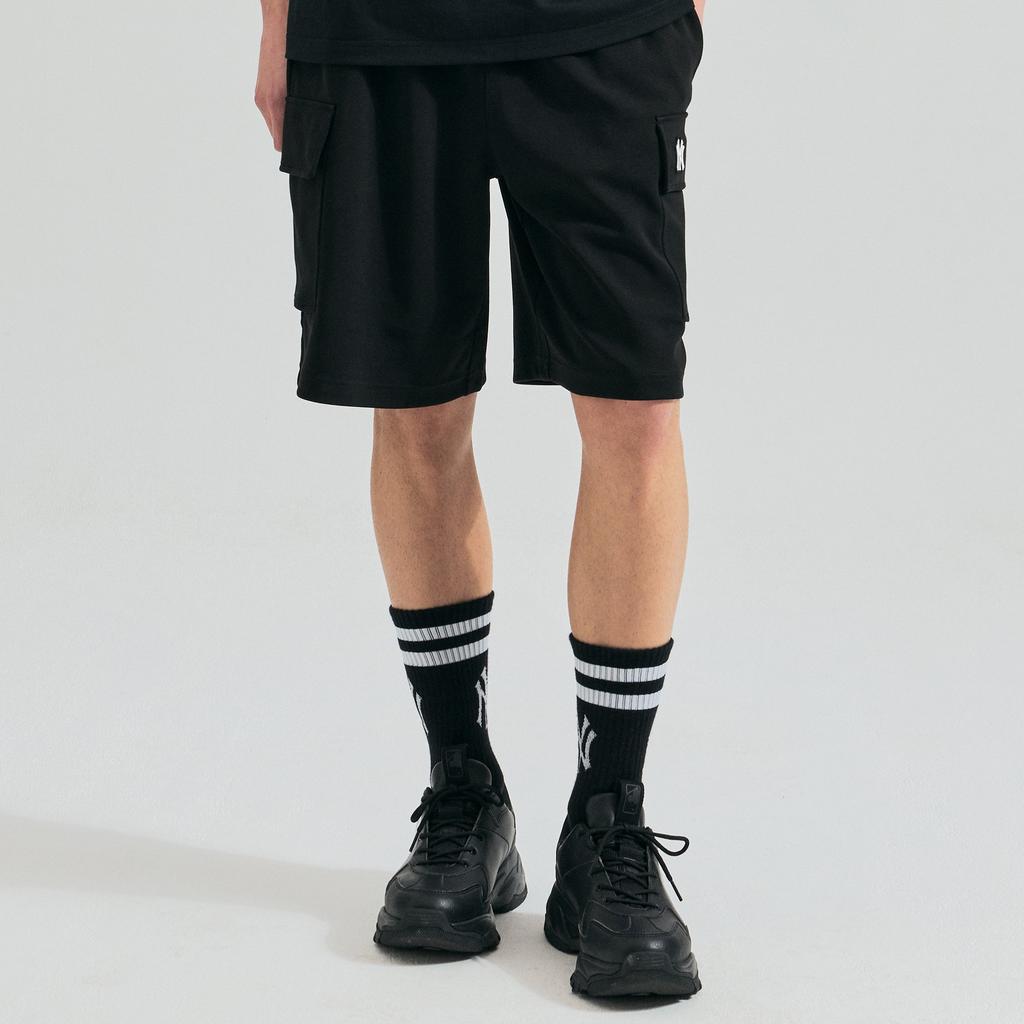 New MLB New York Yankees Cargo Shorts Unisex Black 3ASPB0743-50BKS