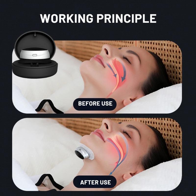 Έξυπνη συσκευή κατά του ροχαλητού Breathing Corrector Electric Anti Snoring Sleep Pro Smart EMS Anti Snoring Device
