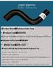 Compatible with Buick New Excelle, Yuelang, GL6, Verano, Kaluze 1.3 Radiator Upper & Lower Hose Water Pipes.