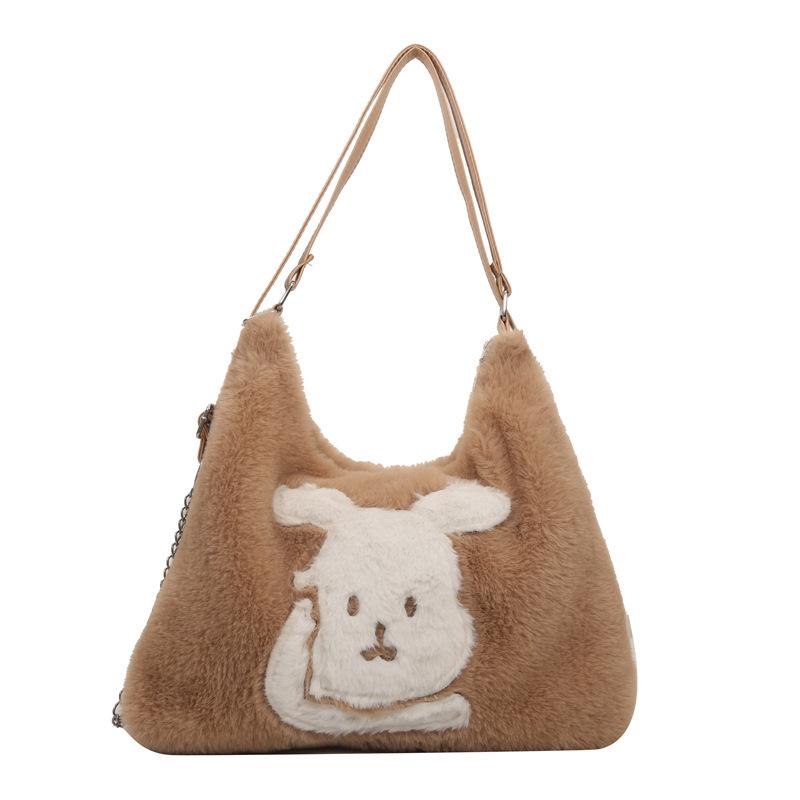 Simple Tote Bag New Winter Simple Casual Fashion Handbag Fashion Large Capacity Fashionable Shoulder Bag