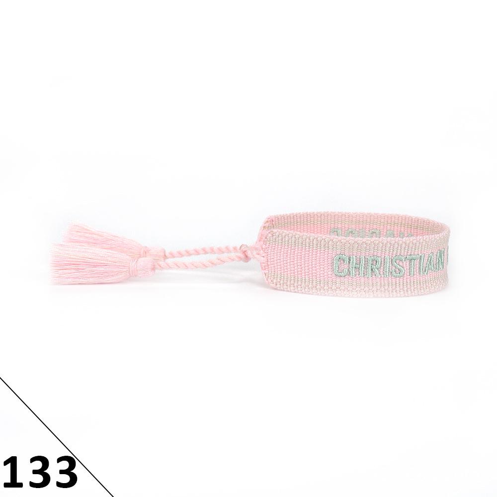 Handmade Embroidered Friendship Bracelet with Tassels for Women
