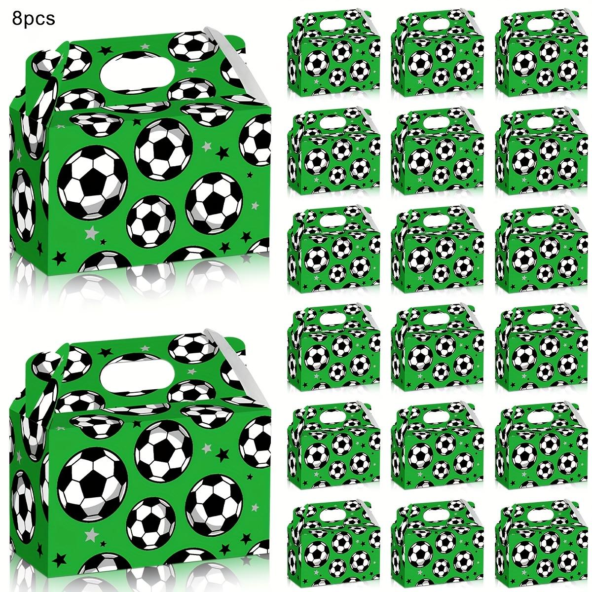 

8/12/16pcs Handheld Football Candy Box Sports Snack Box Birthday Party Football Theme Party Decoration Supplies 15x9x8CM