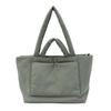Bolsa Tote de Nylon VITAFELICE Feminina com 2 Alças 2 Vias inb-10187z (Verde Cinza)