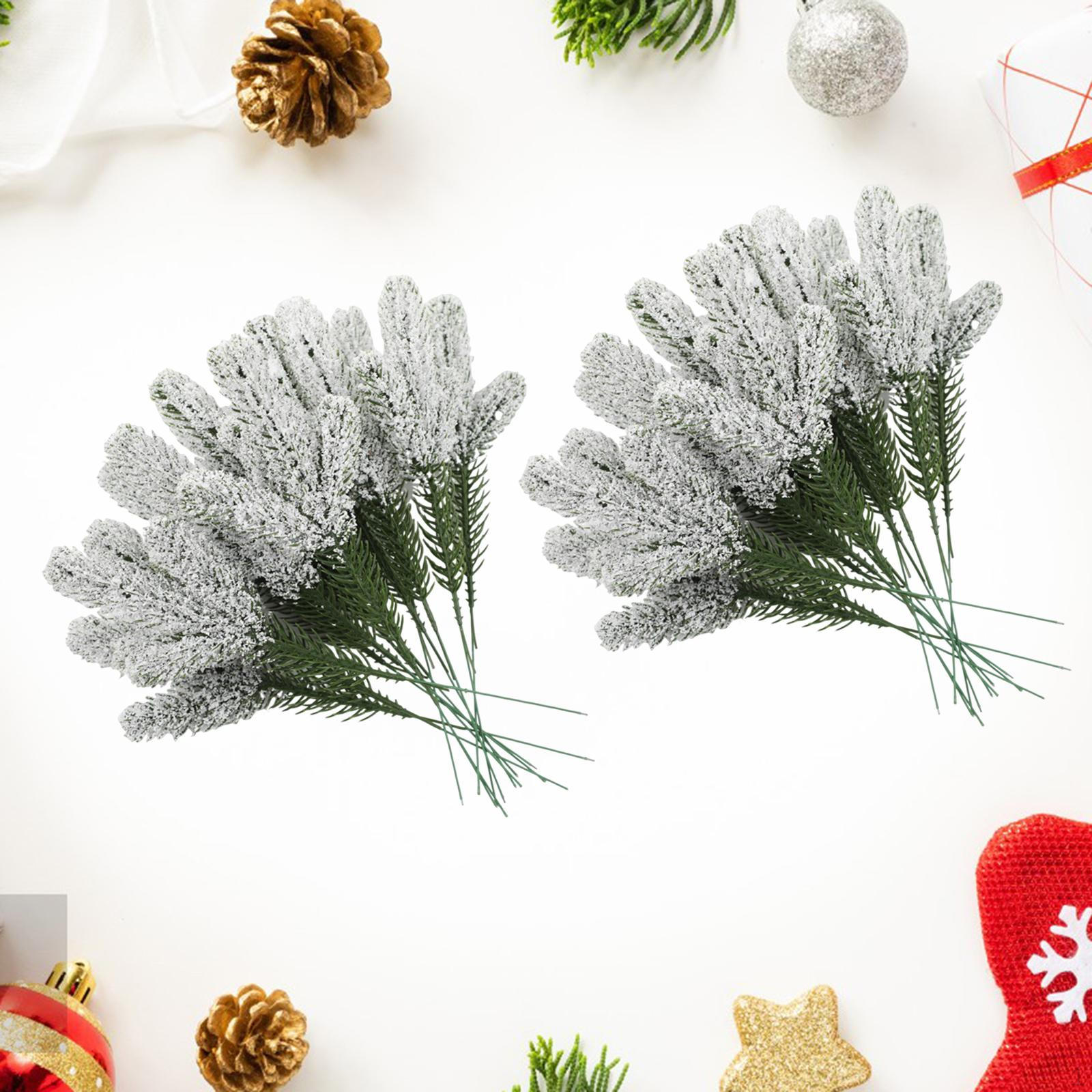 

24 шт. искусственные ветки хвои искусственные листья веточки цветочные композиции вечерние выборы