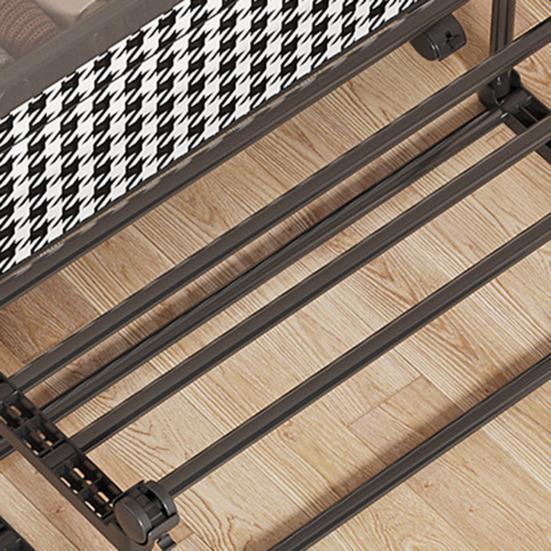 under Bed Storage Bin with Wheels Dust-Proof under Bed Organizer with Transparent Lid Rolling Metal Drawer Organizer for Clothes Blankets Shoes
