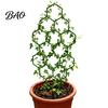 Geometric Plant Support for Window Sills Metal Honeycomb Trellis Potted Plants, 13.8" Small Climbing Ornamental Frame Succulents Indoor Hoya