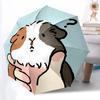 1pc Guinea Pig Automatic Opening/Closing Umbrella with Operation & Windproof Canopy - Folding Design, Holiday Gift Yy260225110