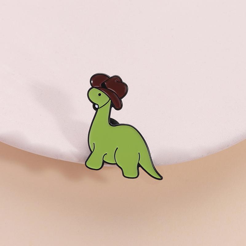 Cartoon Anime Character Enamel Pin Cute Cat Red Rabbit Dinosaur Frog Animal Brooches Lapel Badge Funny Jewelry Gifts For Friends