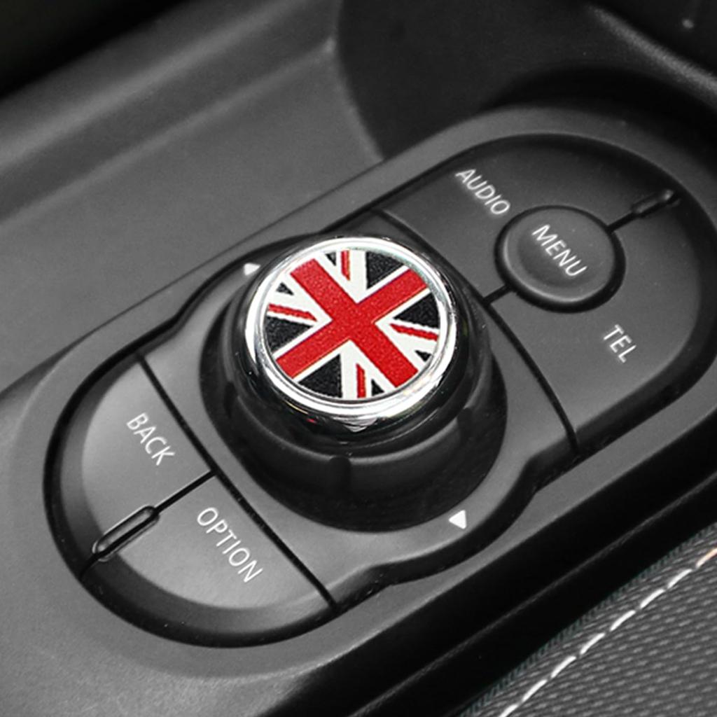 FDAIUN For BMW Mini F Series Volume Button Decoration Accessory Leather Material Stylish Custom