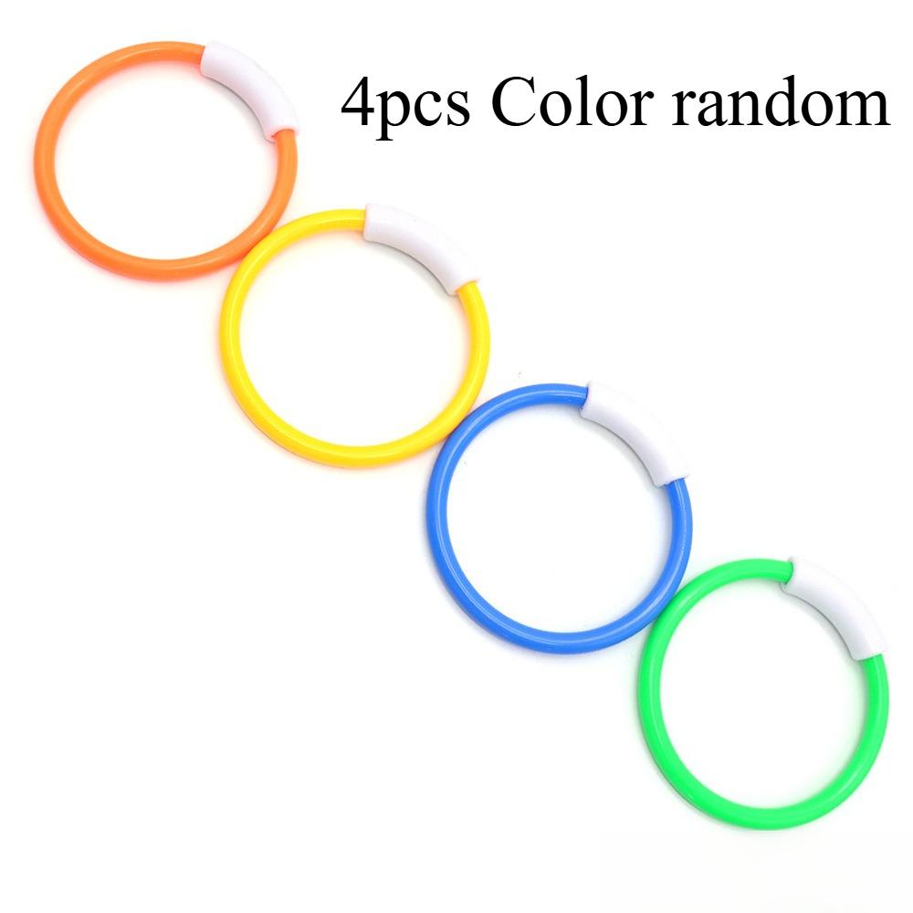 4pcs Diving Ring Set, Suitable for Throwing, Underwater Pool Games, Swimming Training and Fun Christmas Easter Pool Party