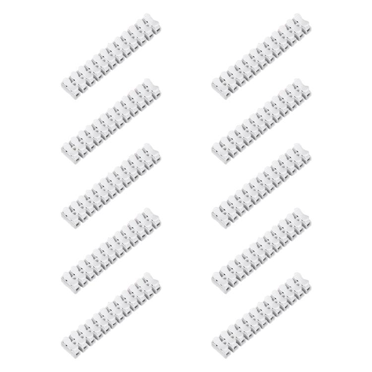 Instantly Terminal Block Spring Clamp Terminal Cable Clamp High Conductivity For Various Wire Gauges Heatproof Insulation