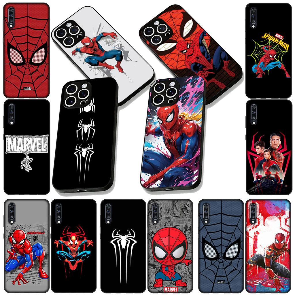Spider Man Marvel Spiderman Phone Cover for Samsung Galaxy A05 A06 A14 A50 A51 A52 A12 A13 A23 A70 A07 A25 A26 M53 A56 Soft Case