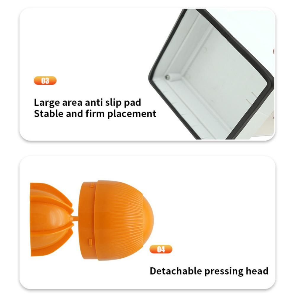 Manual juicer, small household fruit press, convenient hand cranked lemon frying juice cup press