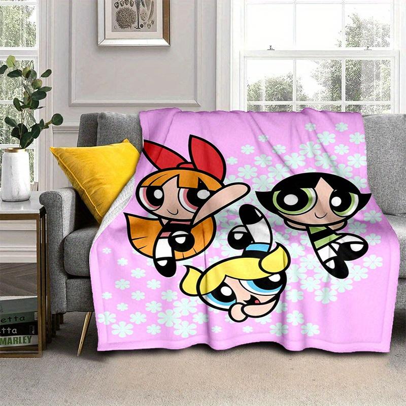 

1pcPowerpuff Blanket - Soft and Comfortable for All Seasons - Perfect Gift IdeaA04301m 130cmx150cm