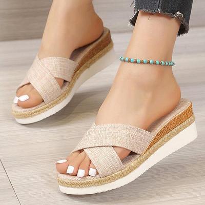 Frauen Sandalen Keile Heels Sommer Schuhe Für Frauen Plattform Elegante Frau Schuhe Mit Hohen Absätzen Hausschuhe Sommer Schuhe