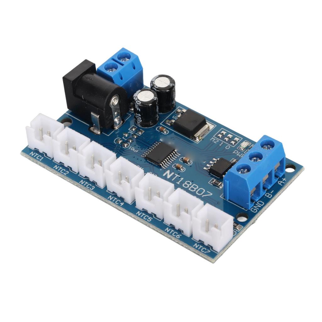 7 Channel RS485 NTC Temperature Measurement MODBUS RTU Paperless Recorder PLC NT18B07