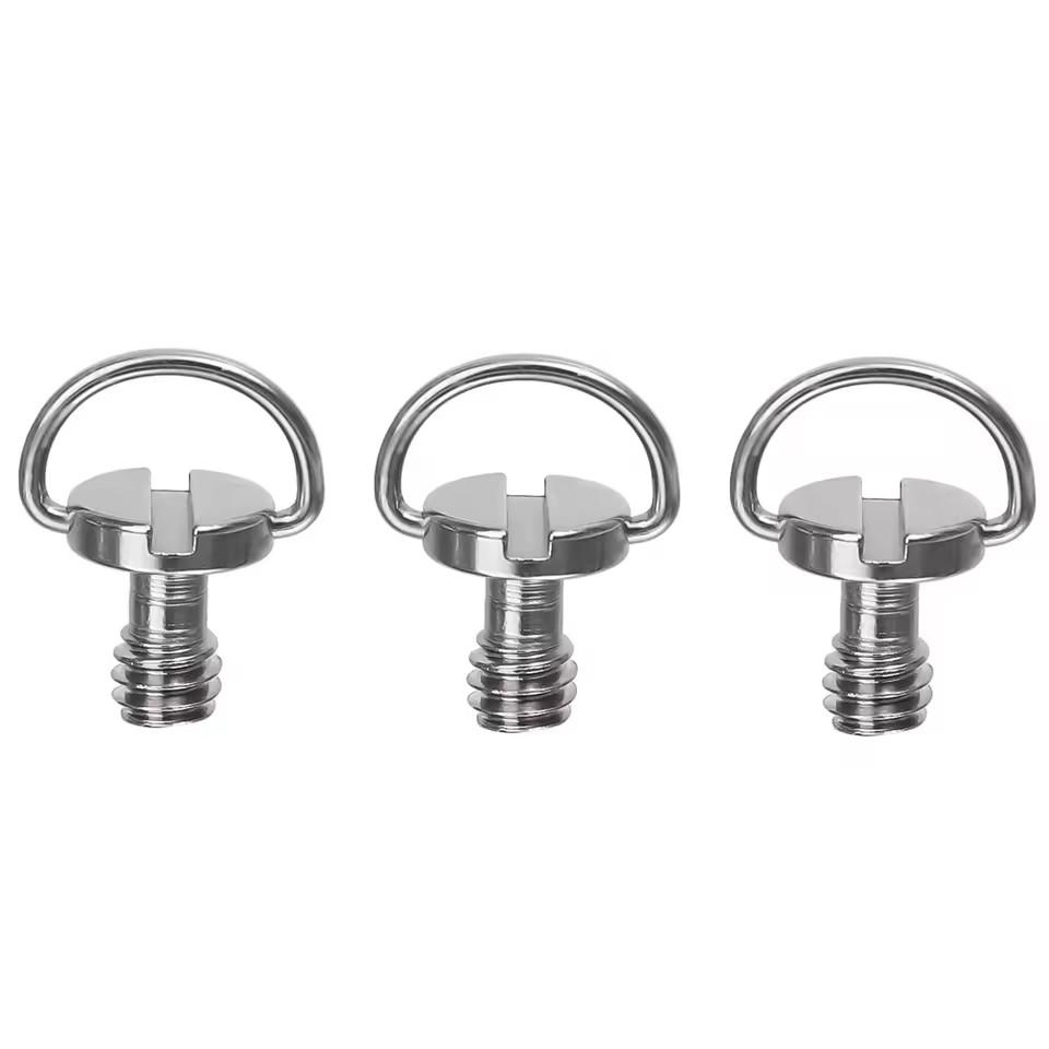 20/10/1PCS Stainless Steel 1/4" Tripod Screw Mounting Screw Adapter Quick Release Camera Screw for Camcorder Tripod Monopod