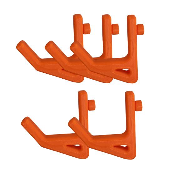 5 Pcs Garage Shelf Hook Heavy Duty Shelving Utility Hooks Workshop Organizer for Clothes Hats Garden Tools Chainsaws Cords Tools Equipment